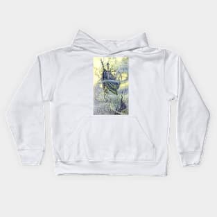 William Heath Robinson - The Wrecks Kids Hoodie